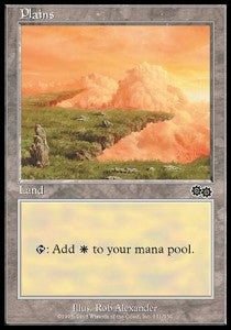 Plains (V.1) - Urza's Saga (Land) [USG-331]