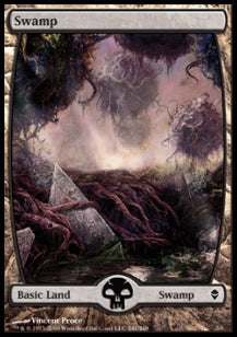 Swamp (V.8) - Zendikar (Land) [ZEN-241]