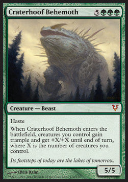 Craterhoof Behemoth - Avacyn Restored (Mythic) [AVR-172]