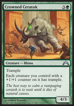 Crowned Ceratok - Gatecrash (Uncommon) [GTC-117]