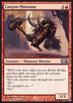 Canyon Minotaur - Magic 2014 (Common) [M14-131]