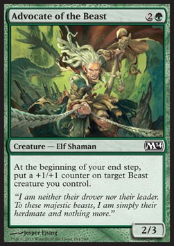 Advocate of the Beast - Magic 2014 (Common) [M14-164]