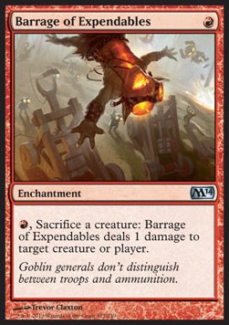 Barrage of Expendables - Magic 2014 (Uncommon) [M14-127]