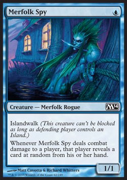 Merfolk Spy - Magic 2014 (Common) [M14-62]