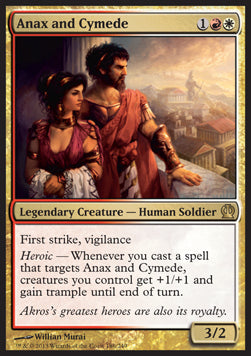 Anax and Cymede - Theros (Rare) [THS-186]