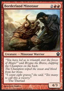 Borderland Minotaur - Theros (Common) [THS-114]