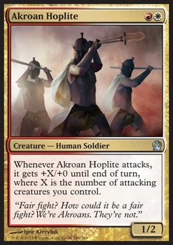 Akroan Hoplite - Theros (Uncommon) [THS-185]