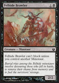Felhide Brawler - Born of the Gods (Common) [BNG-70]