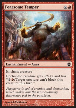 Fearsome Temper - Born of the Gods (Common) [BNG-95]