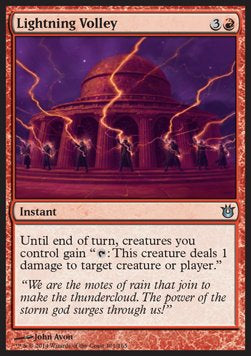 Lightning Volley - Born of the Gods (Uncommon) [BNG-101]