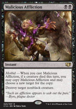 Malicious Affliction - Commander 2014 (Rare) [C14-25]