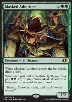 Masked Admirers - Commander 2014 (Rare) [C14-206]
