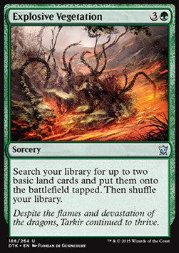 Explosive Vegetation - Dragons of Tarkir (Uncommon) [DTK-186]