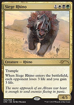 Siege Rhino - Clash Pack Promos (Rare) [CPP-5]