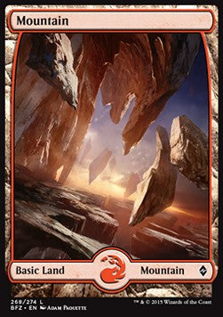 Mountain (V.7) - Battle for Zendikar (Land) [BFZ-268]