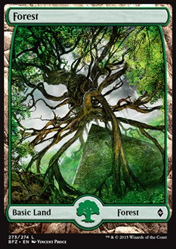 Forest (V.7) - Battle for Zendikar (Land) [BFZ-273]