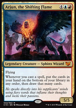 Arjun, the Shifting Flame - Commander 2015 (Mythic) [C15-42]