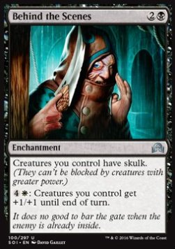 Behind the Scenes - Shadows over Innistrad (Uncommon) [SOI-100]