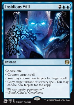 Insidious Will - Kaladesh (Rare) [KLD-52]