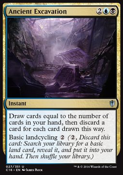 Ancient Excavation - Commander 2016 (Uncommon) [C16-27]