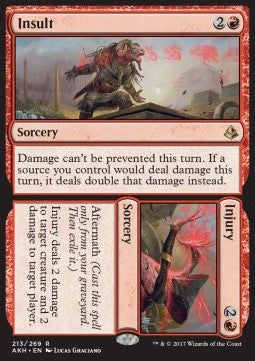 Insult // Injury - Amonkhet (Rare) [AKH-213]