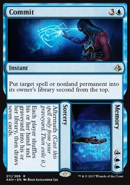 Commit // Memory - Amonkhet (Rare) [AKH-211]