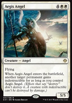 Aegis Angel - Archenemy: Nicol Bolas (Rare) [E01-1]