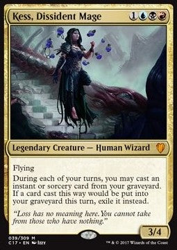 Kess, Dissident Mage - Commander 2017 (Mythic) [C17-39]