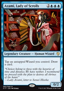 Azami, Lady of Scrolls - Commander 2017 (Rare) [C17-82]