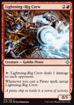 Lightning-Rig Crew - Ixalan (Uncommon) [XLN-150]