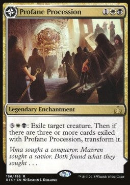 Profane Procession // Tomb of the Dusk Rose - Rivals of Ixalan (Rare) [RIX-166]