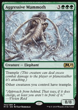 Aggressive Mammoth - Core 2019 (Rare) [M19-302]