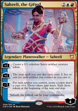 Saheeli, the Gifted (V.1) - Commander 2018 (Mythic) [C18-44]