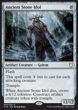 Ancient Stone Idol - Commander 2018 (Rare) [C18-53]