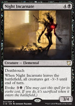 Night Incarnate - Commander 2018 (Rare) [C18-17]