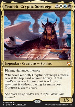 Yennett, Cryptic Sovereign - Commander 2018 (Mythic) [C18-51]