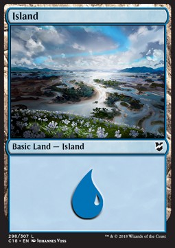 Island (V.3) - Commander 2018 (Land) [C18-298]