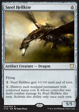 Steel Hellkite - Commander 2018 (Rare) [C18-224]