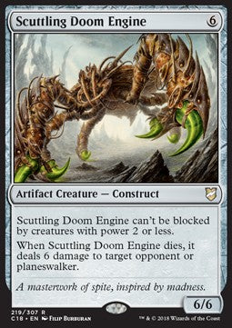 Scuttling Doom Engine - Commander 2018 (Rare) [C18-219]