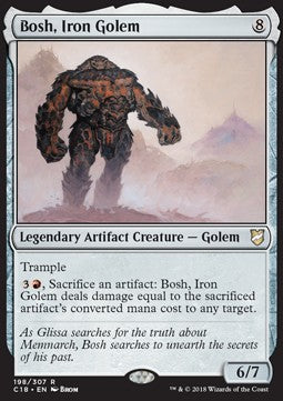 Bosh, Iron Golem - Commander 2018 (Rare) [C18-198]