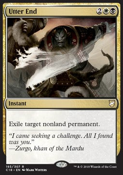 Utter End - Commander 2018 (Rare) [C18-193]