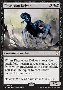 Phyrexian Delver - Commander 2018 (Rare) [C18-115]