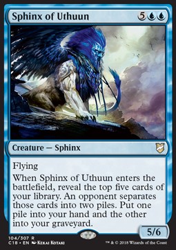Sphinx of Uthuun - Commander 2018 (Rare) [C18-104]