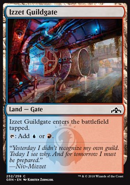 Izzet Guildgate (V.2) - Guilds of Ravnica (Common) [GRN-252]