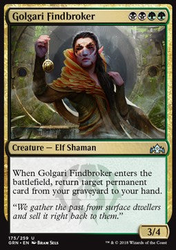 Golgari Findbroker - Guilds of Ravnica (Uncommon) [GRN-175]