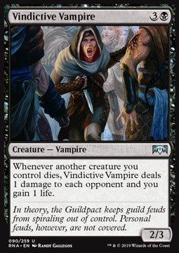 Vindictive Vampire - Ravnica Allegiance (Uncommon) [RNA-90]