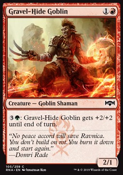 Gravel-Hide Goblin - Ravnica Allegiance (Common) [RNA-105]