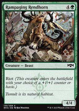 Rampaging Rendhorn - Ravnica Allegiance (Common) [RNA-135]