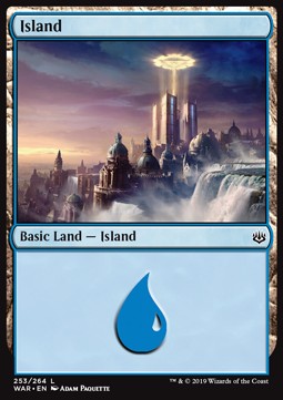 Island (V.1) - War of the Spark (Land) [WAR-253]