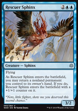 Rescuer Sphinx - War of the Spark (Uncommon) [WAR-65]